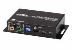 ATEN True 4K HDMI Repeater with Audio Embedder and De-Embedder 