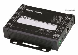 ATEN VE814AR AV extender AV receiver Black 