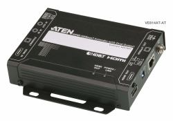 ATEN VE814AT AV extender AV transmitter Black 