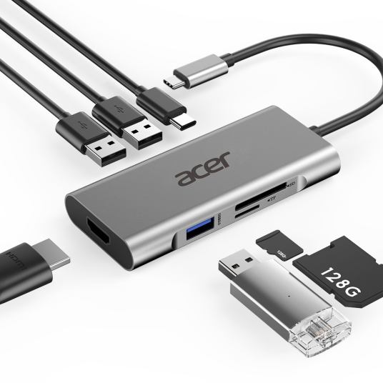 Acer Hp Dscab 001 Acer Hp Dscab 001 Interface Hub Usb 3 2 Gen 1 3 1 Gen 1 Type C 5000 Mbit S Silver Acer Hp Dscab 001 Acer Hp Dscab 001 Interface Hub Usb 3 2 Gen 1 3 1 Gen 1 Type C 5000 Mbit S Silver