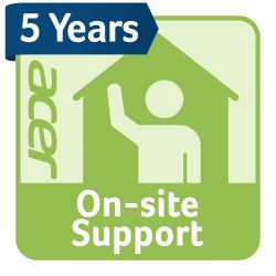 Acer Care Plus - 5 year On-Site Next Day - Desktop towers & Chromeboxes 