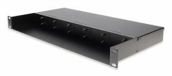AddOn Networks Industrial Chassis for 1G Media Converter, Rack mountable 1U, 12 slots. Dual AC Power Supply 
