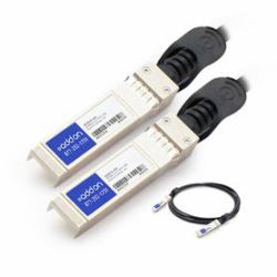 AddOn Networks J9281D-AO InfiniBand/fibre optic cable 1 m SFP+ Black, Grey 