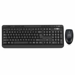 Adesso WKB-1320CB-UK keyboard Mouse included Home RF Wireless QWERTY UK English Black 