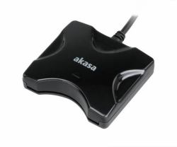 Akasa AK-CR-03BKV2 smart card reader Indoor Black USB 2.0 