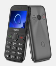 Alcatel 2019 Metallic Gray 6.1 cm [2.4"] 80 g Grey Senior phone 