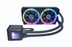 Alphacool Eisbaer Aurora 240 Processor All-in-one liquid cooler 12 cm Black 1 pc[s] 