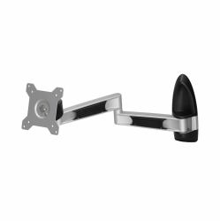 Amer Mounts AMR1WL monitor mount / stand 61 cm [24"] Wall Black, Stainless steel 