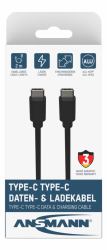 Ansmann 1700-0122 USB cable 2 m USB C 5 Gbit/s Black 