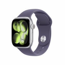 Apple Watch Series 11 GPS 42mm Silver Aluminium Case with Purple Fog Sport Band - M/L 