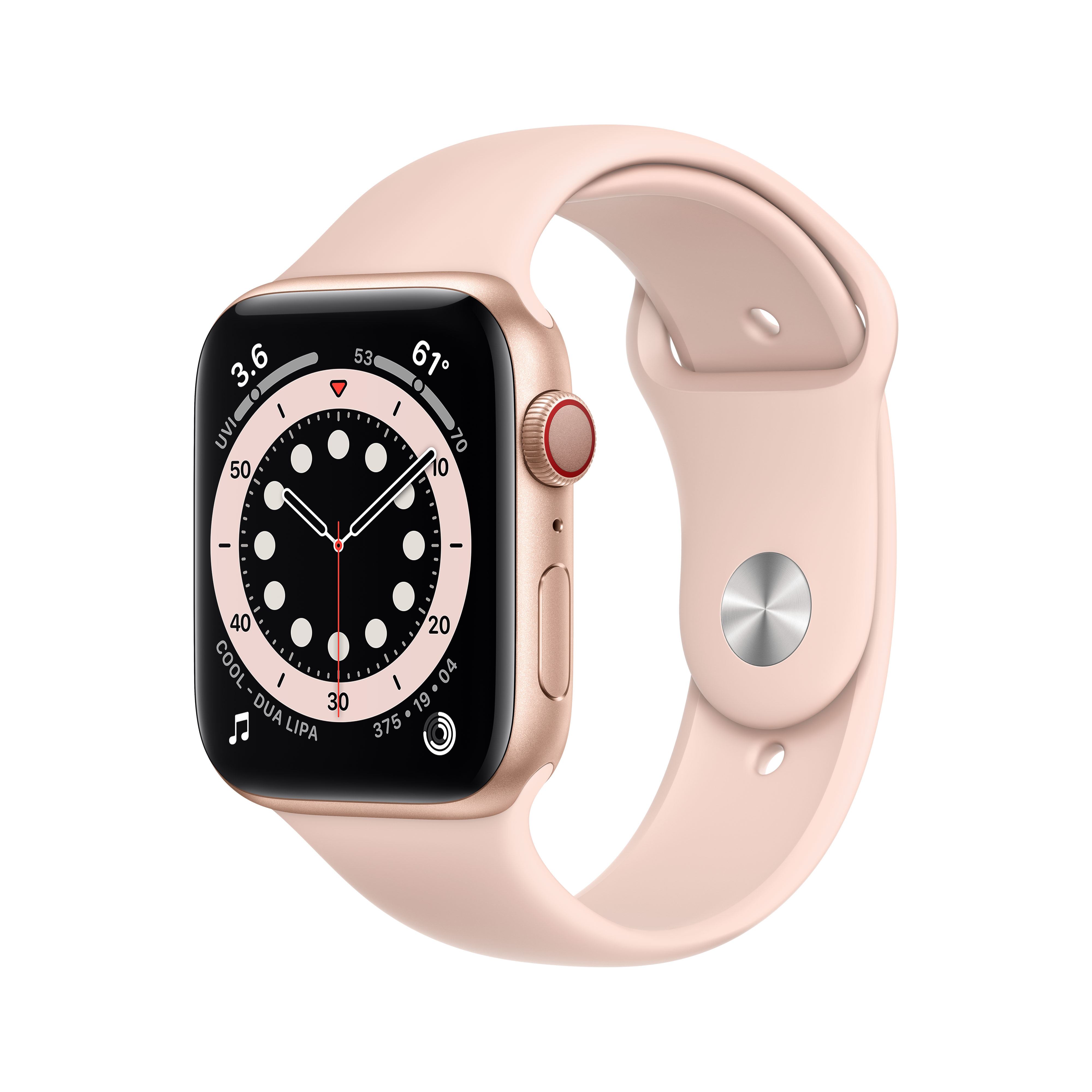Apple MG2D3FD/A - Apple Watch Series 6 44 mm OLED 4G Gold GPS [satellite]