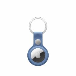 Apple AirTag FineWoven Key Ring – Wildflower Blue 