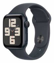 Apple Watch SE GPS 40mm Midnight Aluminium Case with Midnight Sport Band - S/M 