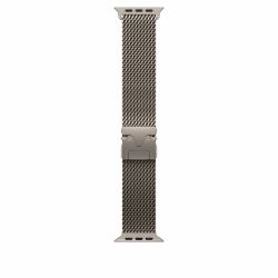Apple 49mm Natural Titanium Milanese Loop - Small 