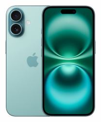 Apple iPhone 16 15.5 cm [6.1"] Dual SIM iOS 18 5G USB Type-C 128 GB Teal 