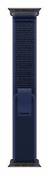 Apple 49mm Blue Trail Loop - M/L - Black Titanium Finish 