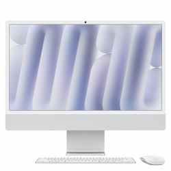 Apple iMac Apple M M4 59.7 cm [23.5"] 4480 x 2520 pixels All-in-One PC 24 GB 1 TB SSD macOS Sequoia Wi-Fi 6E [802.11ax] Silver  - German version