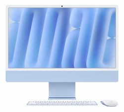 Apple iMac Apple M M4 59.7 cm [23.5"] 4480 x 2520 pixels All-in-One PC 24 GB 1 TB SSD macOS Sequoia Wi-Fi 6E [802.11ax] Blue  - German version