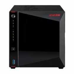 Asustor AS5404T NAS/storage server Intel® Celeron® N5105 4 GB DDR4 0 TB ADM Black 