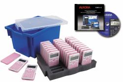 Aurora CK61 calculator Pocket Scientific Pink 