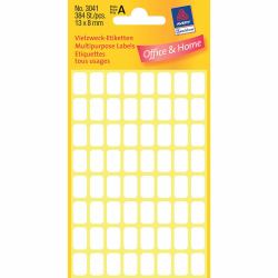 Avery Manual Labels, White, 13 x 8 mm 