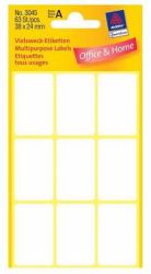 Avery Manual Labels, White, 38 x 24 mm 
