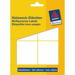 Avery Manual Labels, White, 80 x 54 mm 
