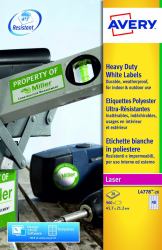 Avery L4778-20 Resistant Labels 20 sheets - 48 Labels per Sheet