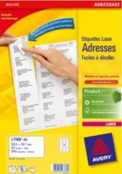 Avery L7160-40 addressing label White 