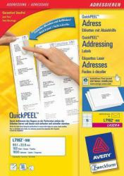 Avery L7162-100 addressing label White 