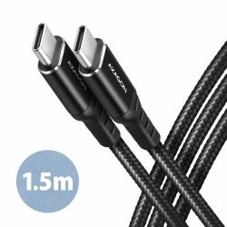 Axagon BUCM-CM15AB HQ USB-C <> USB-C cable 1.5 m 
