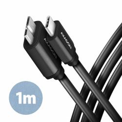 Axagon BUMM3-CM10AB SPEED Micro-B USB <> USB-C 3.2 Gen 1 cable 1 m 