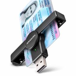 Axagon CRE-SMPA USB-A Smart / ID card PocketReader 