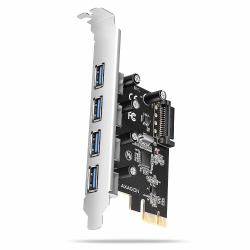 Axagon PCEU-430RS PCIe controller 4x ext. USB-A 5Gbps port 