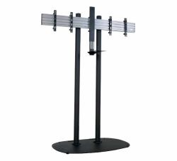B-Tech Universal Twin Screen VC Stand with Camera Shelf 