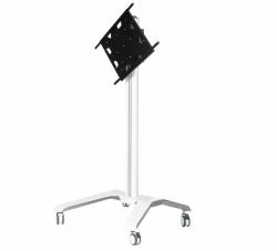 B-Tech Flat Screen Trolley with Flip Rotation [VESA 600 x 400] - 1.7m Column 