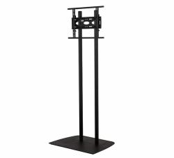 B-Tech Universal Flat Screen Floor Stand [VESA 600 x 400] - Twin 1.8m Ø50mm Poles 