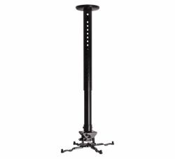 B-Tech SYSTEM 2 - Universal Projector Ceiling Mount with Micro-adjustment - 0.6m to 1m Ø50mm Pole 
