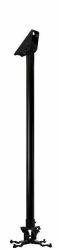 B-Tech Fixed Drop Projector Ceiling - Mount with Micro-Adjustment, - 2 m, max 25 kg, Tilt +/-13Â°, Ã50mm Pole, -Black Fixed Drop Projector Ceiling - Warranty: 120M