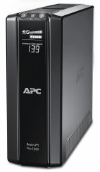 APC Back-UPS Pro, 1500VA/865W, Tower, 230V, 10x IEC C13 outlets, AVR, LCD, User Replaceable Battery 