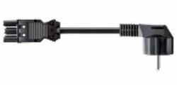Bachmann Schuko GST18 4m Black CEE7/4 