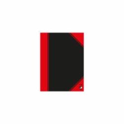 Bantex 100302816 writing notebook A6 96 sheets Black, Red 
