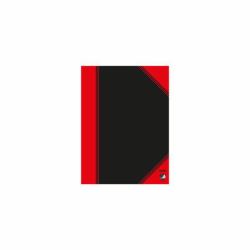 Bantex 100302825 writing notebook A6 96 sheets Black, Red 