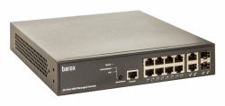 Barox RY-LGSP23-10G network switch Managed L2/L3 Gigabit Ethernet [10/100/1000] Power over Ethernet [PoE] 1U Black 