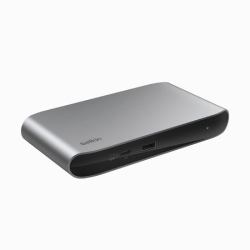 Belkin INC013VFSGY interface hub Thunderbolt 4 40000 Mbit/s Black, Grey 