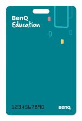 BenQ NFC card for interactive displays 