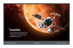 BenQ Board Pro RP6504 interactive whiteboard 165.1 cm [65"] 3840 x 2160 pixels Touchscreen Black HDMI 