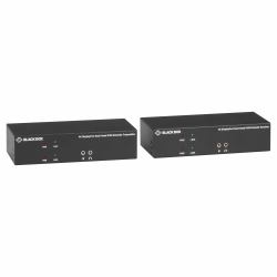 Black Box OVER CATX 4K DUAL-HEAD DISPLAYPORT USB 2.0 KVM extender Transmitter & receiver 