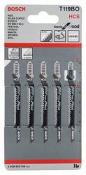 Bosch 2 608 630 310 jigsaw/scroll saw/reciprocating saw blade Jigsaw blade High carbon steel [HCS] 5 pc[s] 