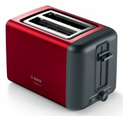 Bosch TAT3P424DE toaster 2 slice[s] 970 W Black, Red 